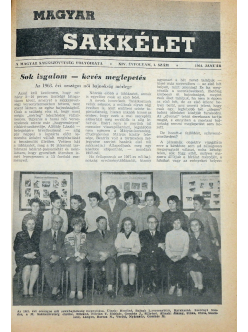 Magyar Sakkélet 1963-1964/24 szám