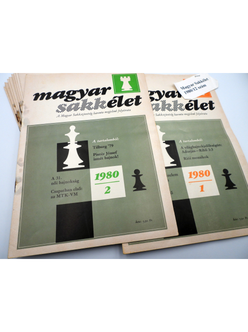 Magyar Sakkélet 1980/12 szám