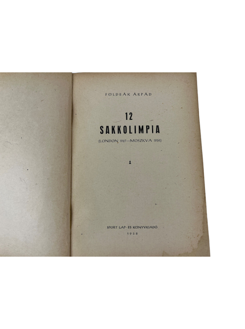 Földeák Árpád: 12 sakkolimpia