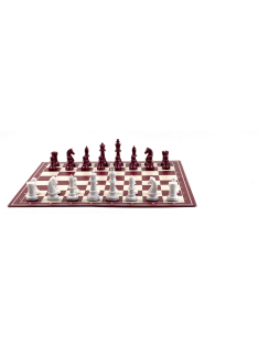 Chess set pink & white