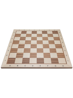 Inlaid wooden chessboard 57 mm (mahogany/maple) - light