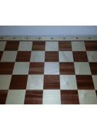 Inlaid wooden chessboard 57 mm (mahogany/maple) - light
