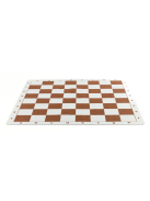 Vinyl chessboard 57 mm (brown)