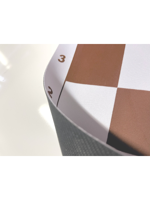 Vinyl chessboard 57 mm (brown)