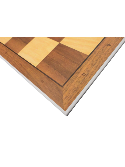 DGT Foldable chessboard 55 mm (wooden look)