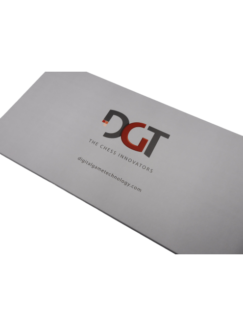 DGT Foldable chessboard 55 mm (wooden look)