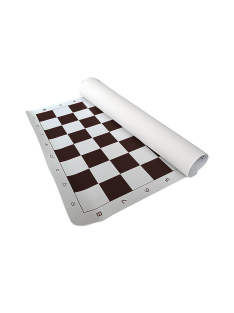 Vinyl chessboard 55 mm (brown)