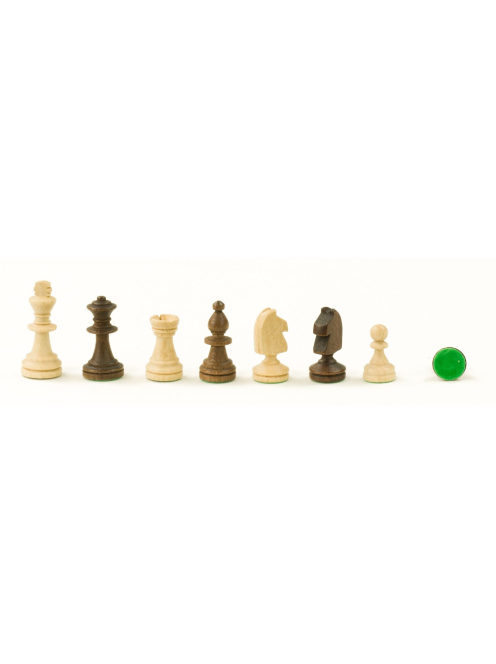 Wooden boxed magnetic chess set
